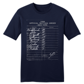 1998 New York AL Batting Lineup Tee